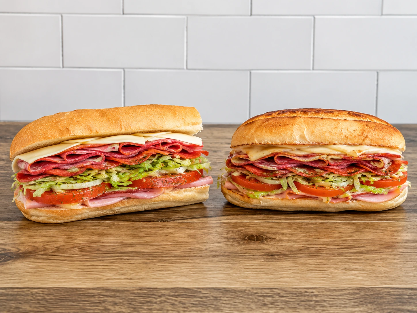 Hot and cold Italian sandwiches at Wicked Pizza Pies in Norco California